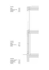 Detailschnitt Häuser im Wygärtli von Beck + Oser Architekten ETH SIA GmbH